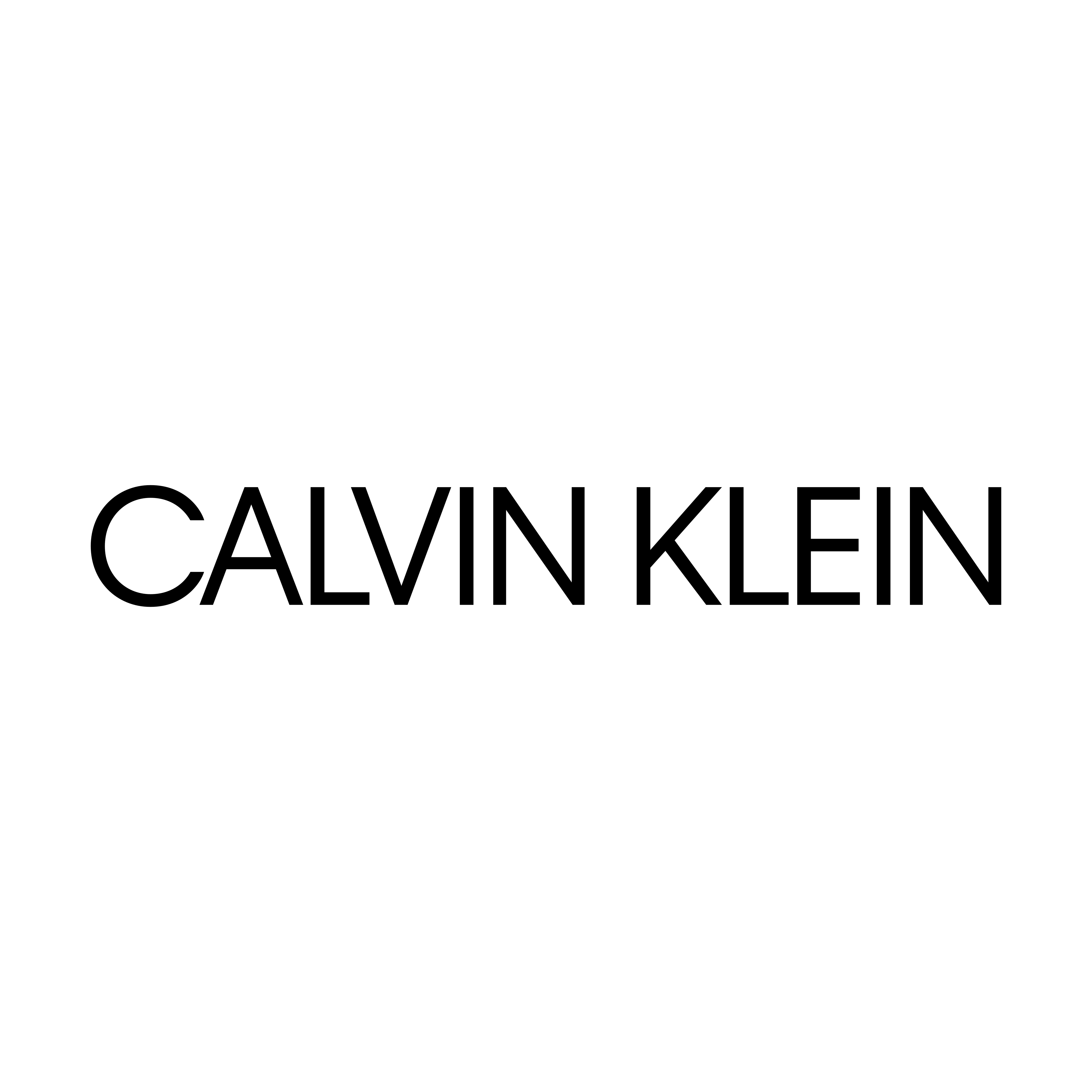 Logo Calvin Klein in formato PNG.