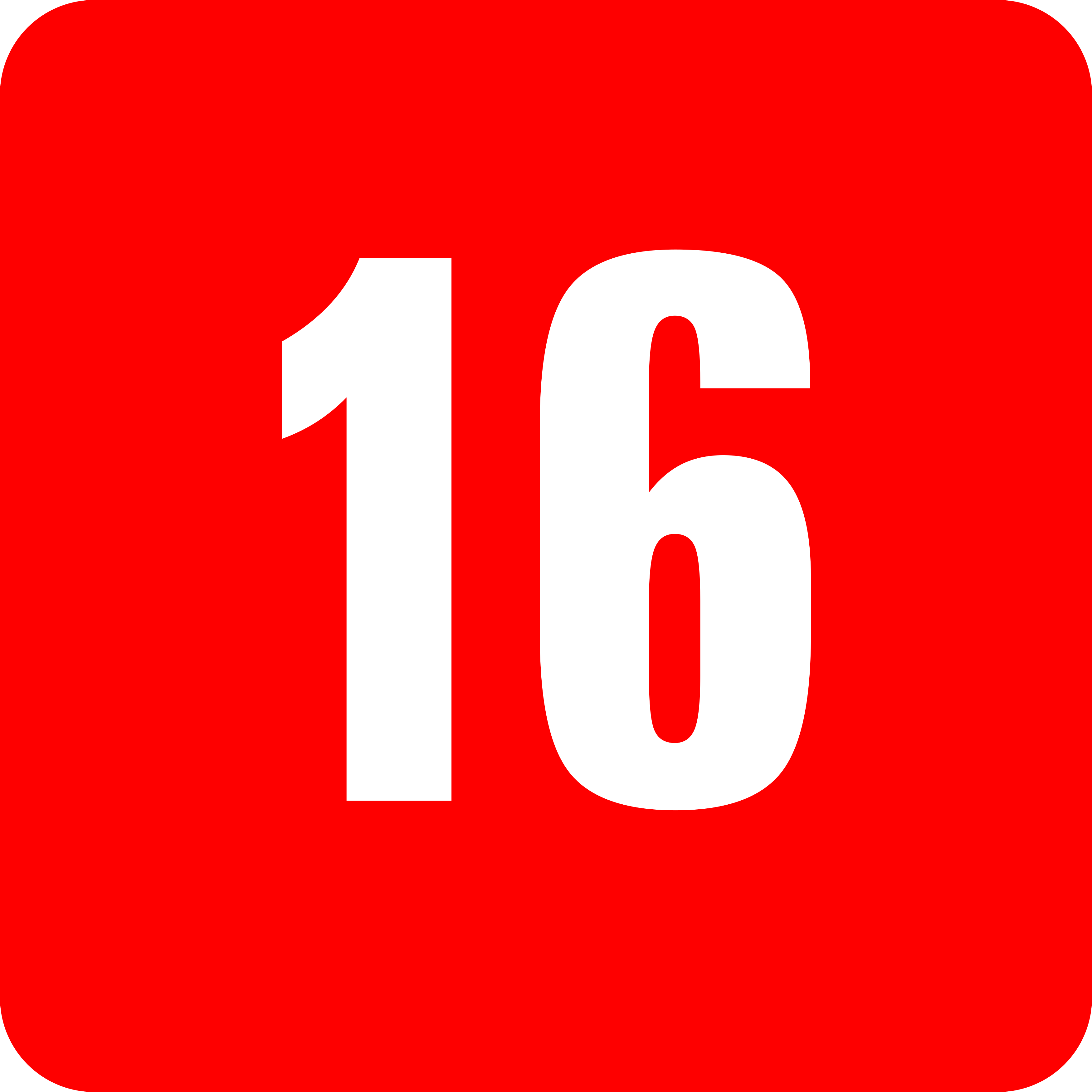 Classificação indicativa 16 anos logo.