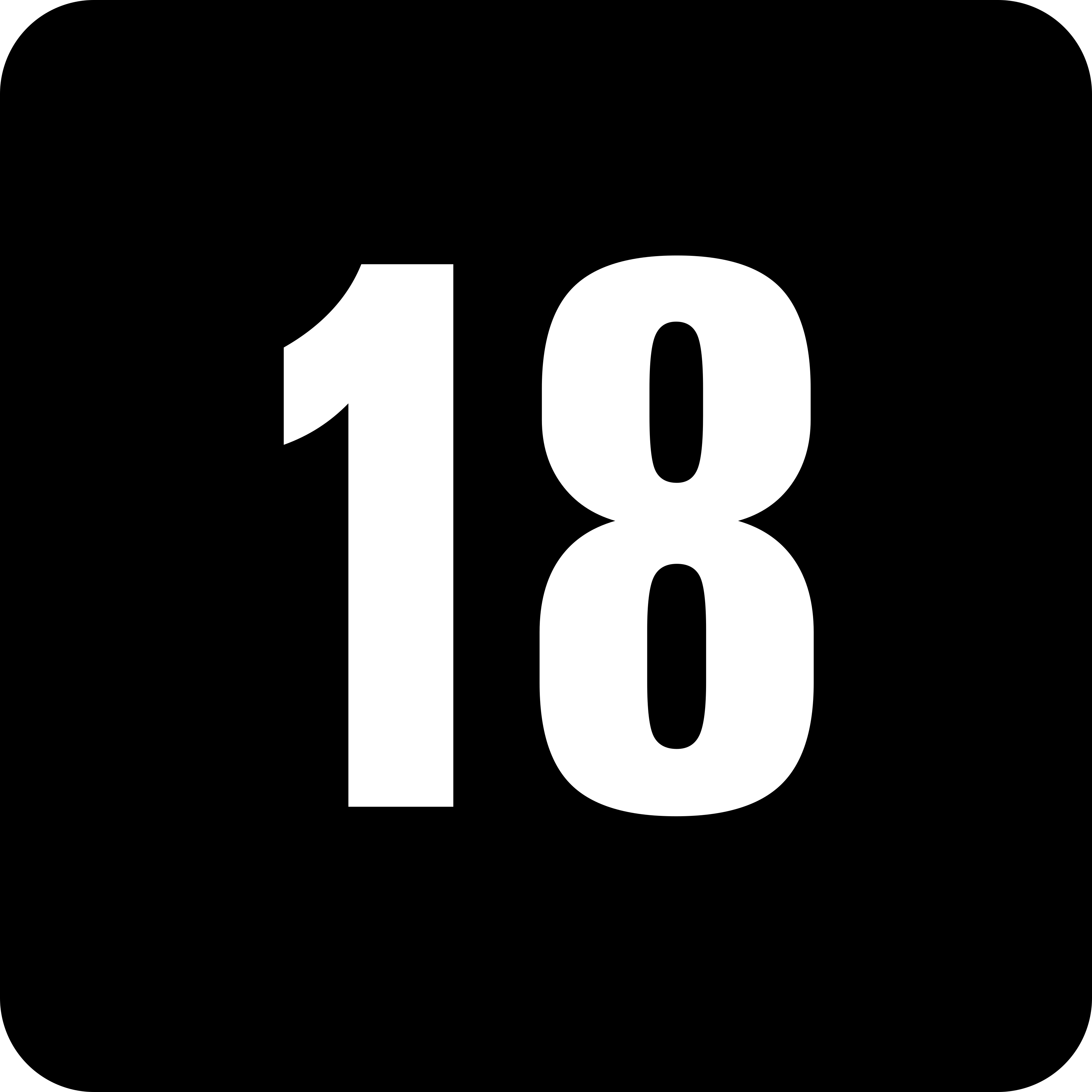 Classificação indicativa 18 anos logo.