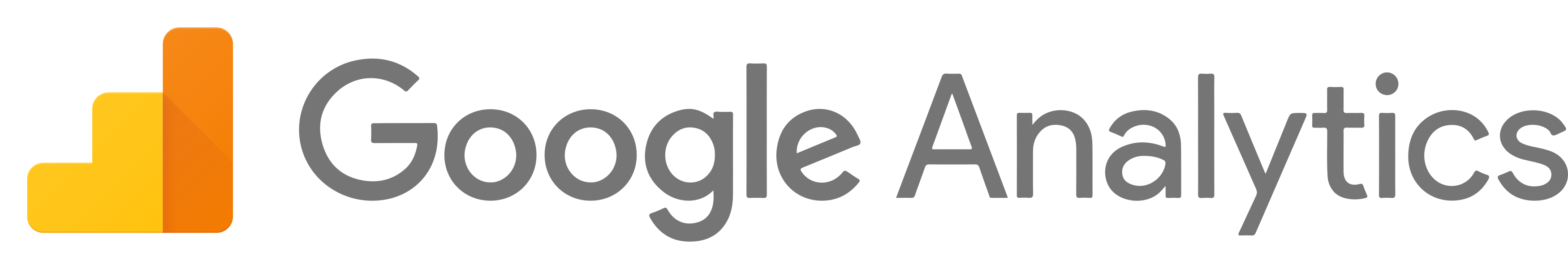Google Analytics logo.