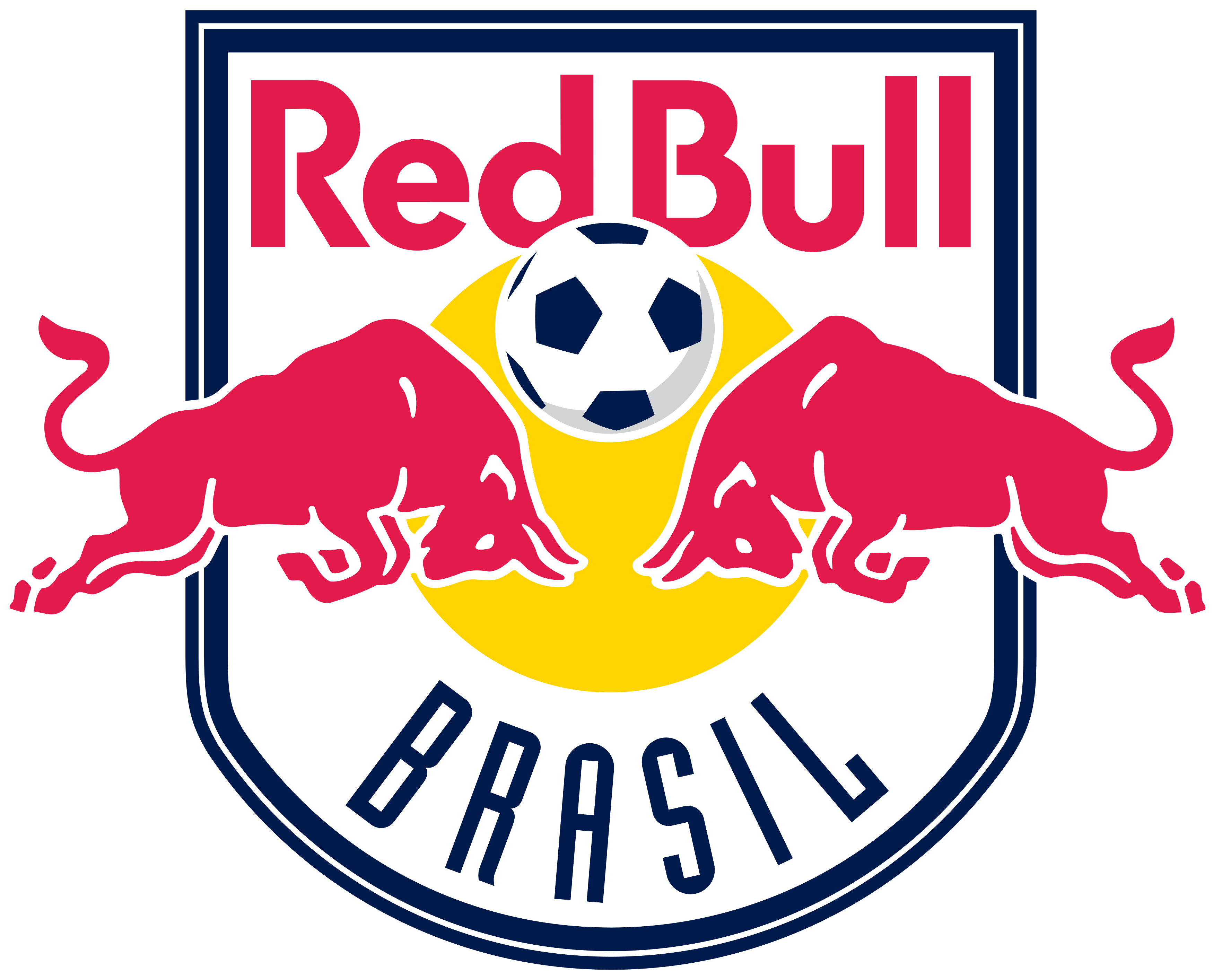 Red Bull Brasil Logo, Escudo.