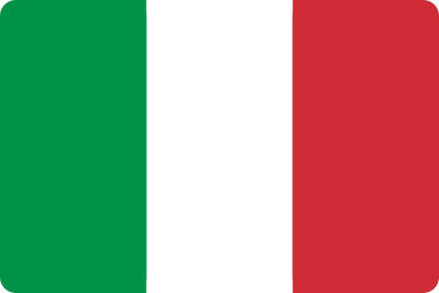 Bandiera dell'Italia.