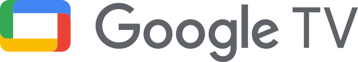 Logo di Google TV.
